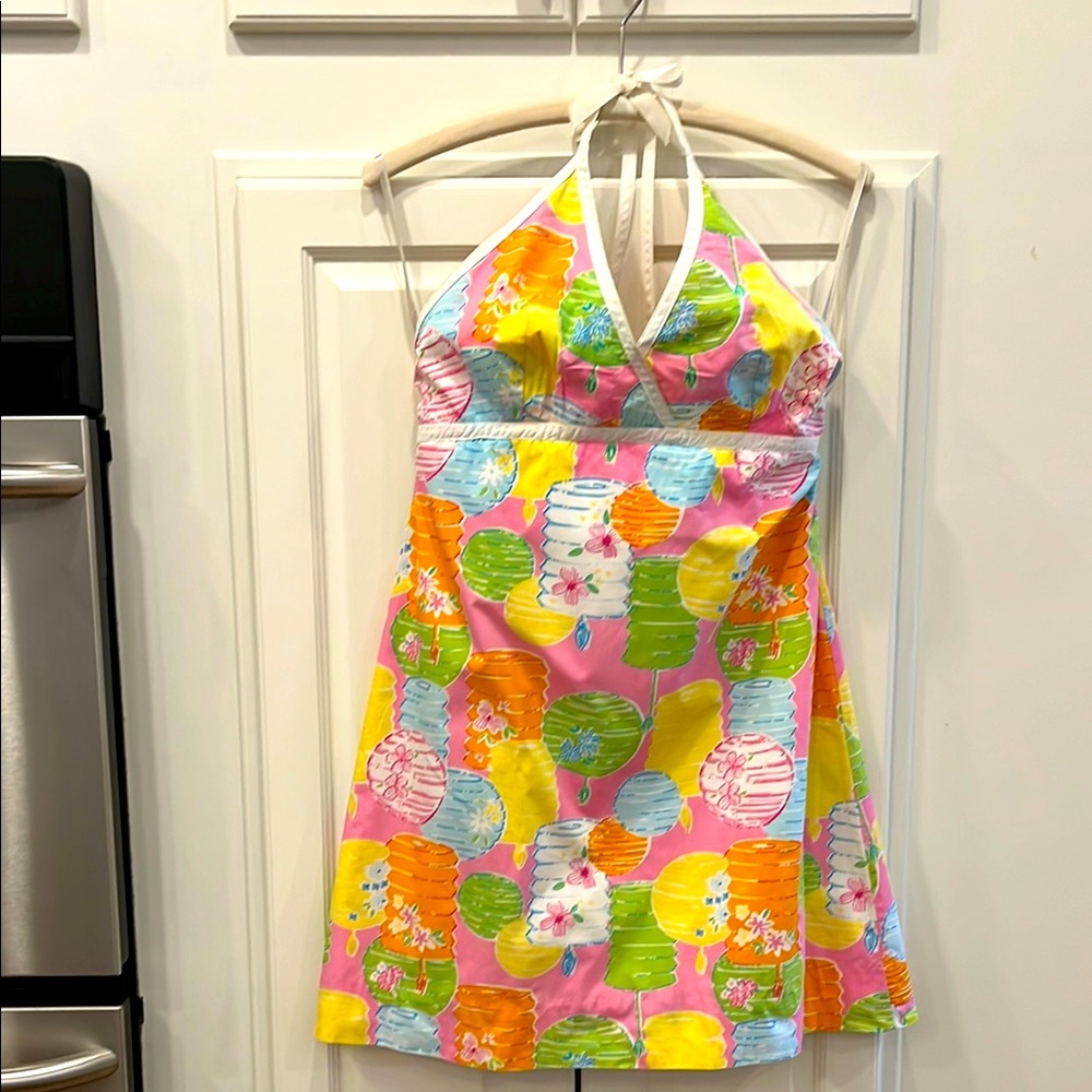 Vintage Lilly Pulitzer Halter neck Sundress size 8